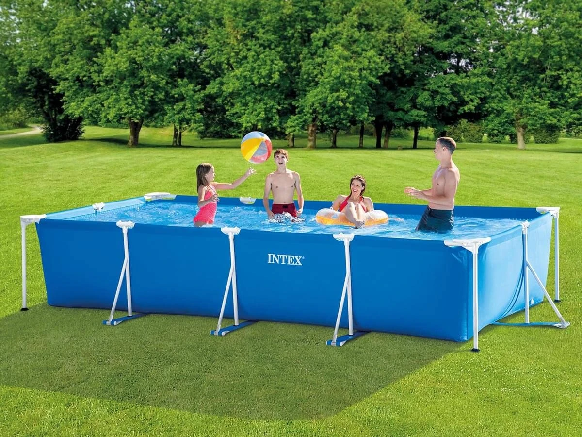 Intex Zwembad 450 X 220 X 84 | Rechthoekig Frame Zwembad 5 Intex Zwembad 450 X 220 X 84 | Rechthoekig Frame Zwembad - Afbeelding 3