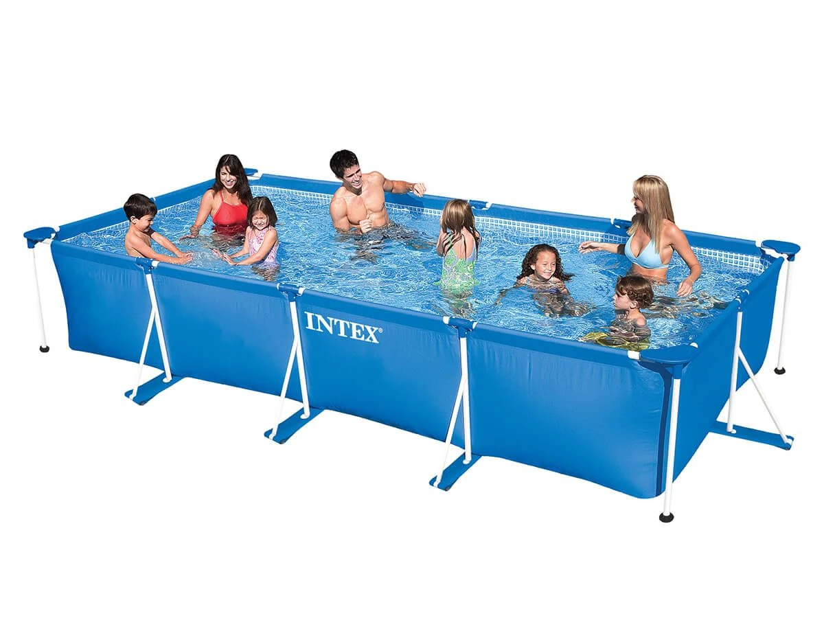 Intex Zwembad 450 X 220 X 84 | Rechthoekig Frame Zwembad 6 Intex Zwembad 450 X 220 X 84 | Rechthoekig Frame Zwembad - Afbeelding 4