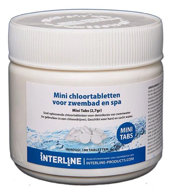 Chloortabletten Voor Kleine Zwembadjes | Mini Tabs 2,7 Gram/180 Stuks 3 Chloortabletten Voor Kleine Zwembadjes | Mini Tabs 2,7 Gram/180 Stuks