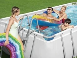 Bestway Zwembad 488 X 244 X 122 Cm | Rechthoekig Power Steel -Intex Winkel 56671 4