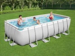 Bestway Zwembad 488 X 244 X 122 Cm | Rechthoekig Power Steel -Intex Winkel 56671 5