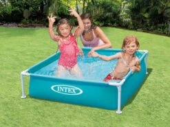 Intex Kinderzwembad Met Frame - Blauw 7 Intex Kinderzwembad Met Frame - Blauw -Intex Winkel 57173 inuse 2014 300