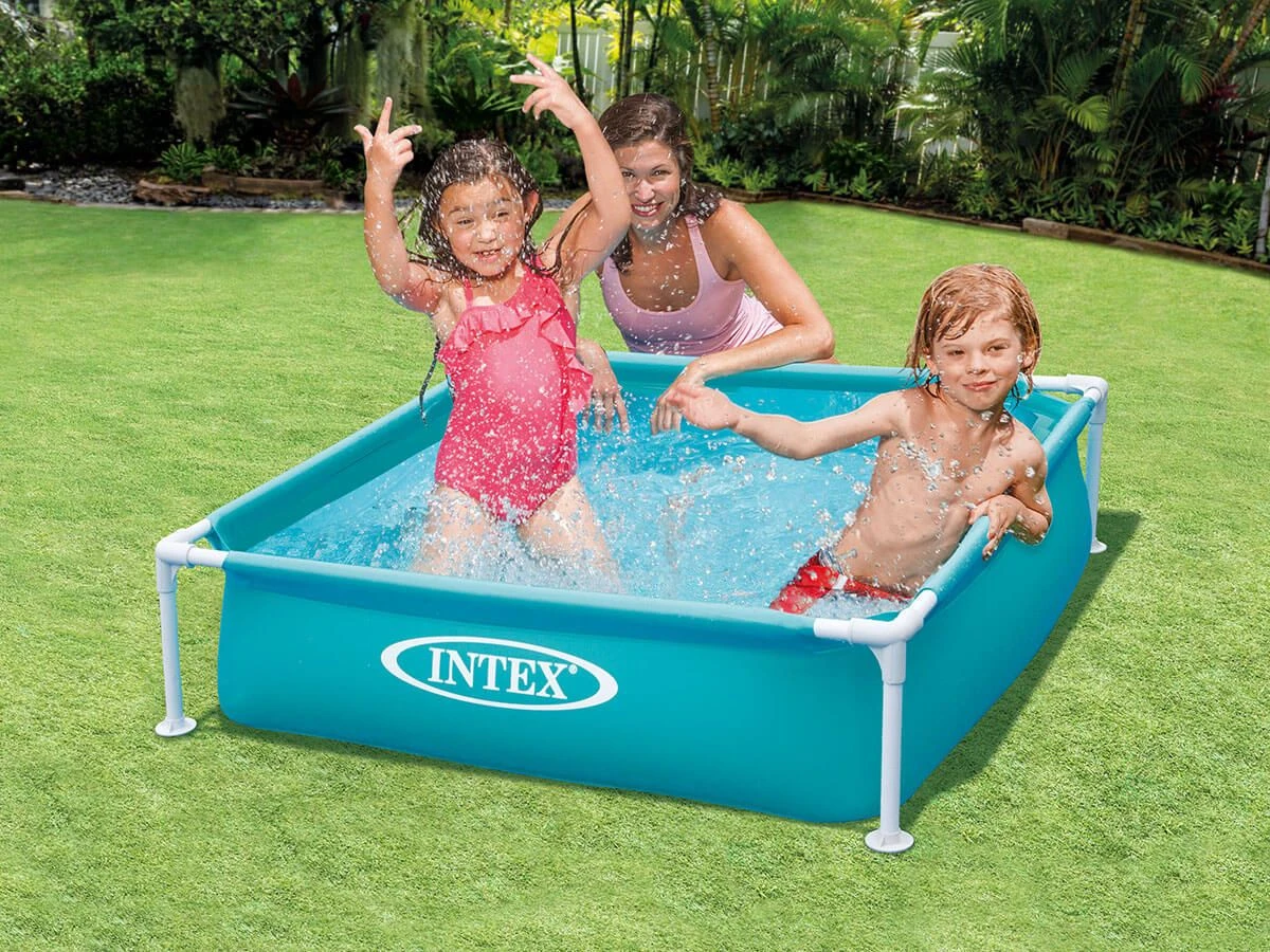 Intex Kinderzwembad Met Frame - Blauw 5 Intex Kinderzwembad Met Frame - Blauw - Afbeelding 3