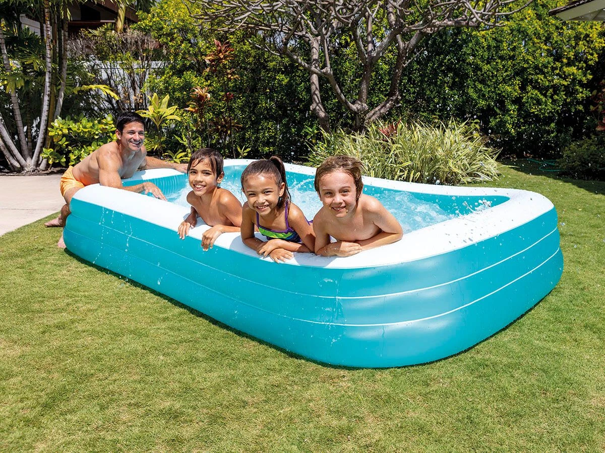 Intex Opblaasbaar Zwembad Family Pool - Blauw 5 Intex Opblaasbaar Zwembad Family Pool - Blauw - Afbeelding 3