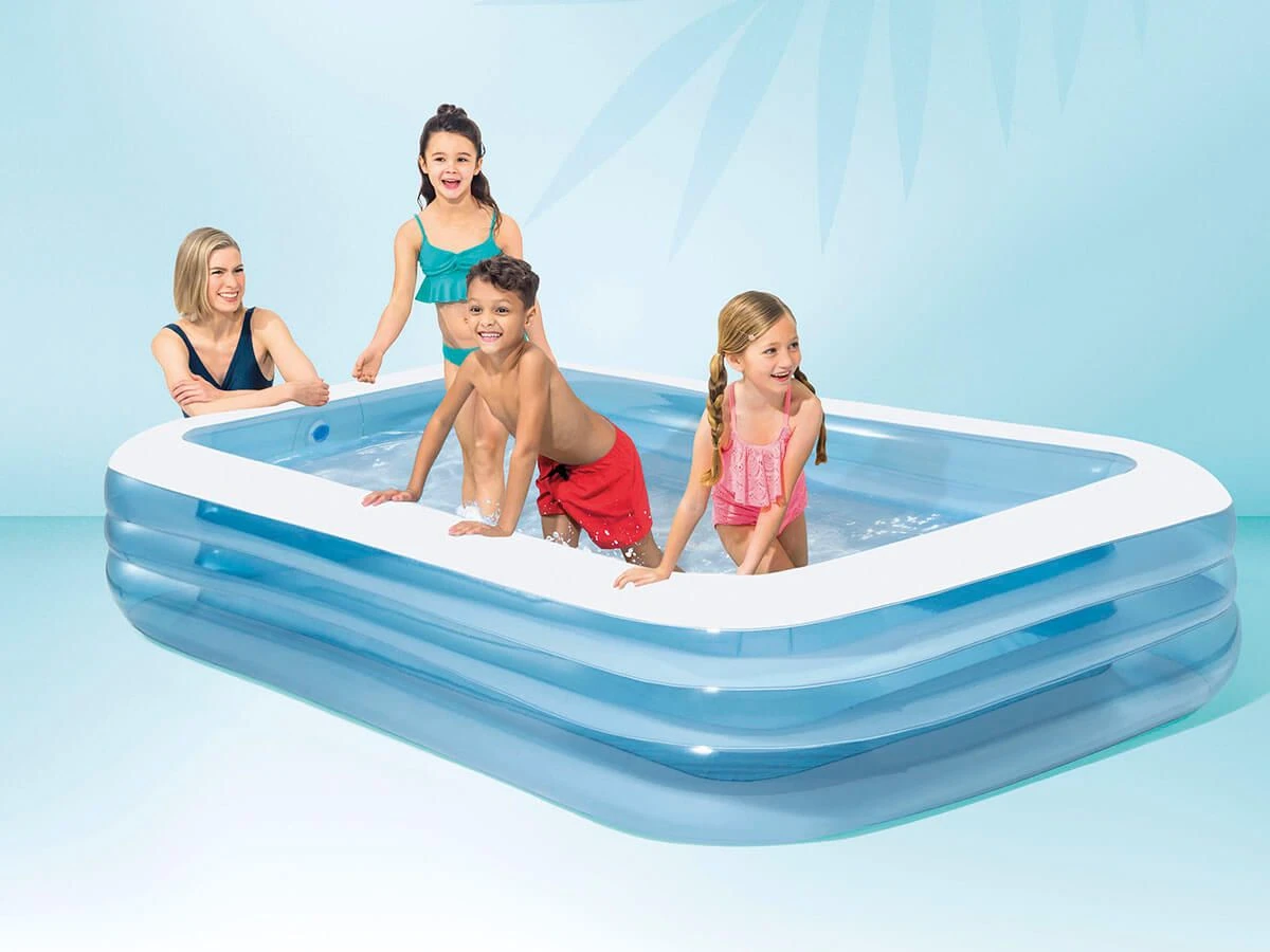 Intex Opblaasbaar Zwembad Family Pool - Blauw 4 Intex Opblaasbaar Zwembad Family Pool - Blauw - Afbeelding 2