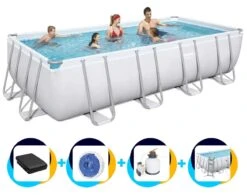 Bestway Zwembad 549 X 274 X 122 Cm | Rechthoekig Power Steel