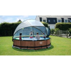 EXIT TOYS EXIT Black Wood Zwembad ø360x76cm Met Filterpomp En Overkapping - Zwart 26 EXIT TOYS EXIT Black Wood Zwembad ø360x76cm Met Filterpomp En Overkapping - Zwart -Intex Winkel exit black wood zwembad o360x76cm met filterpomp en overkapping zwart 10