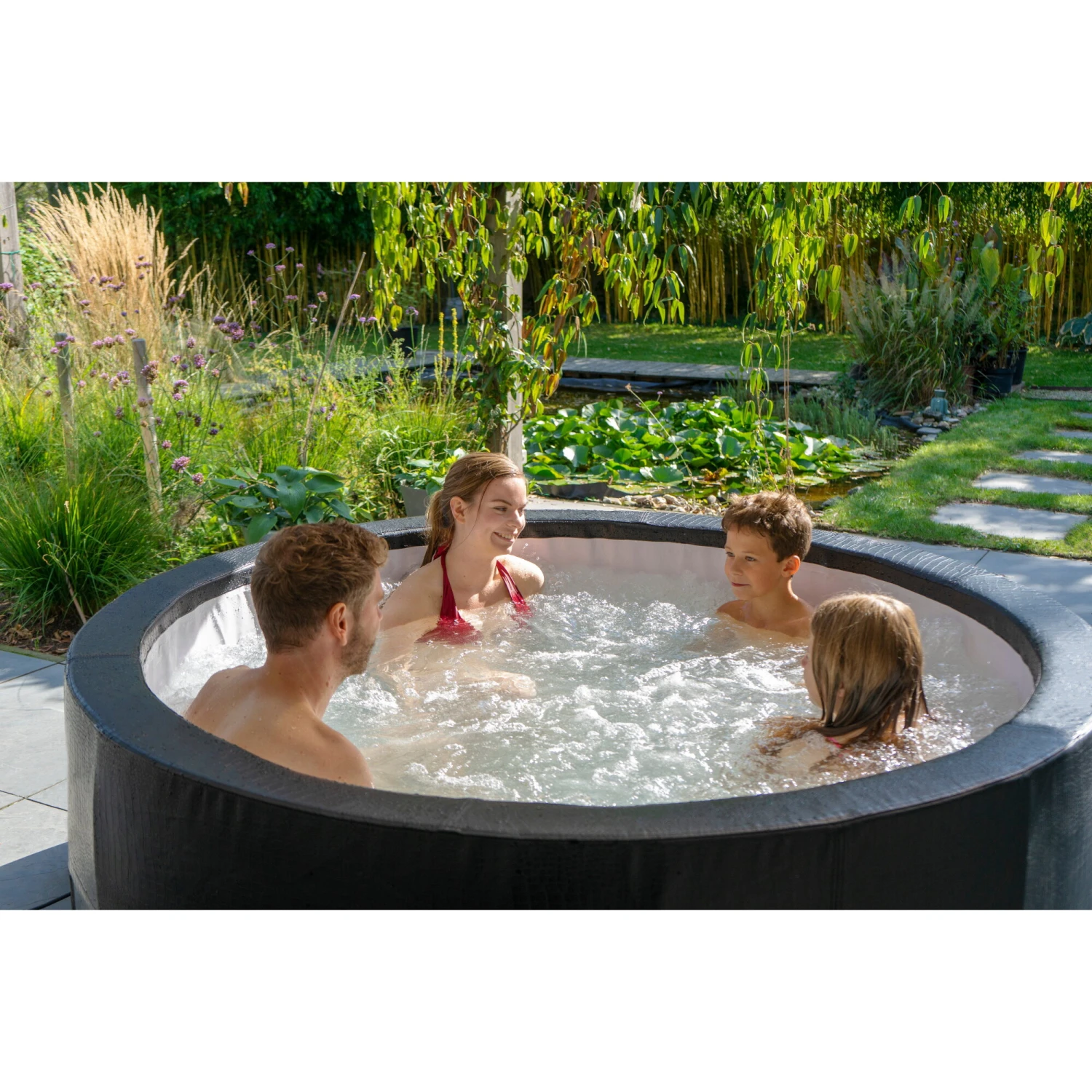 EXIT TOYS EXIT Leather Premium Spa (4 Personen) - Zwart 16 EXIT TOYS EXIT Leather Premium Spa (4 Personen) - Zwart - Afbeelding 14