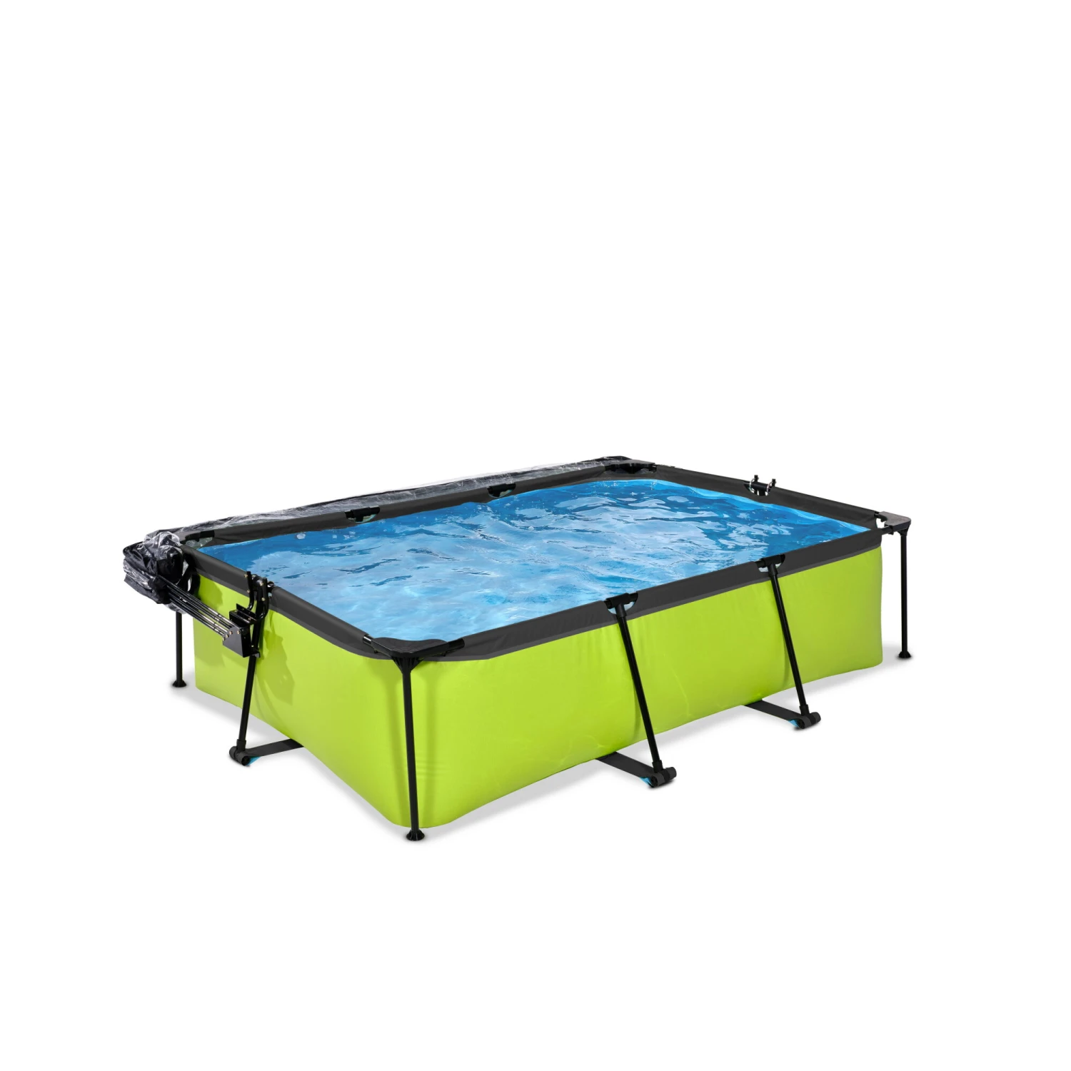EXIT TOYS EXIT Lime Zwembad 220x150x65cm Met Filterpomp En Overkapping - Groen 5 EXIT TOYS EXIT Lime Zwembad 220x150x65cm Met Filterpomp En Overkapping - Groen - Afbeelding 3