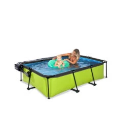 EXIT TOYS EXIT Lime Zwembad 220x150x65cm Met Filterpomp En Overkapping - Groen 20 EXIT TOYS EXIT Lime Zwembad 220x150x65cm Met Filterpomp En Overkapping - Groen -Intex Winkel exit lime zwembad 220x150x65cm met filterpomp en overkapping groen 8