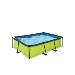 EXIT TOYS EXIT Lime Zwembad 220x150x65cm Met Filterpomp - Groen
