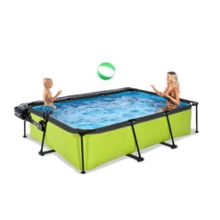 EXIT TOYS EXIT Lime Zwembad 300x200x65cm Met Filterpomp En Overkapping - Groen 25 EXIT TOYS EXIT Lime Zwembad 300x200x65cm Met Filterpomp En Overkapping - Groen -Intex Winkel exit lime zwembad 300x200x65cm met filterpomp en overkapping groen 9