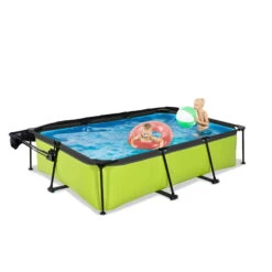 EXIT TOYS EXIT Lime Zwembad 300x200x65cm Met Filterpomp En Schaduwdoek - Groen 21 EXIT TOYS EXIT Lime Zwembad 300x200x65cm Met Filterpomp En Schaduwdoek - Groen -Intex Winkel exit lime zwembad 300x200x65cm met filterpomp en schaduwdoek groen 7