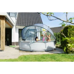 EXIT TOYS EXIT Soft Grey Zwembad ø360x76cm Met Filterpomp En Overkapping - Grijs -Intex Winkel exit soft grey zwembad o360x76cm met filterpomp en overkapping grijs 8