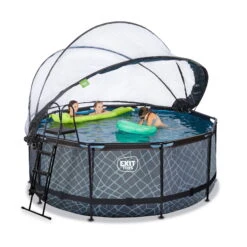 EXIT TOYS EXIT Stone Zwembad ø360x122cm Met Zandfilterpomp En Overkapping - Grijs 20 EXIT TOYS EXIT Stone Zwembad ø360x122cm Met Zandfilterpomp En Overkapping - Grijs -Intex Winkel exit stone zwembad o360x122cm met zandfilterpomp en overkapping grijs 5