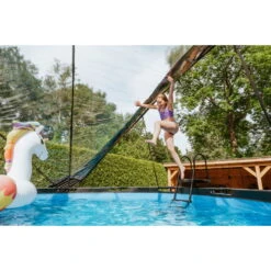 EXIT TOYS EXIT Stone Zwembad ø427x122cm Met Zandfilterpomp En Overkapping - Grijs -Intex Winkel exit stone zwembad o427x122cm met zandfilterpomp en overkapping grijs 12