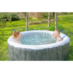 EXIT TOYS EXIT Wood Deluxe Spa (4 Personen) - Donkergrijs 22 EXIT TOYS EXIT Wood Deluxe Spa (4 Personen) - Donkergrijs -Intex Winkel exit wood deluxe spa o204x65cm donkergrijs 8