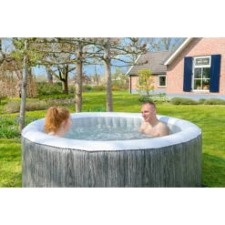 EXIT TOYS EXIT Wood Deluxe Spa (4 Personen) - Donkergrijs 23 EXIT TOYS EXIT Wood Deluxe Spa (4 Personen) - Donkergrijs -Intex Winkel exit wood deluxe spa o204x65cm donkergrijs 9
