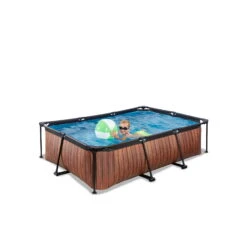 EXIT TOYS EXIT Wood Zwembad 220x150x65cm Met Filterpomp - Bruin 12 EXIT TOYS EXIT Wood Zwembad 220x150x65cm Met Filterpomp - Bruin -Intex Winkel exit wood zwembad 220x150x65cm met filterpomp bruin 4