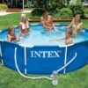 Intex Zwembad Rond 366 X 76 | Metal Frame Met Filterpomp 2 Intex Zwembad Rond 366 X 76 | Metal Frame Met Filterpomp -Intex Winkel intexzwembad 1 1
