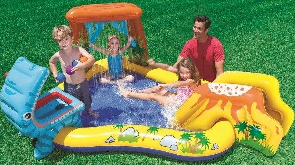 Intex Speelcentrum Zwembad Dinosaurus | Met Opblaasbare Glijbaan 5 Intex Speelcentrum Zwembad Dinosaurus | Met Opblaasbare Glijbaan - Afbeelding 3